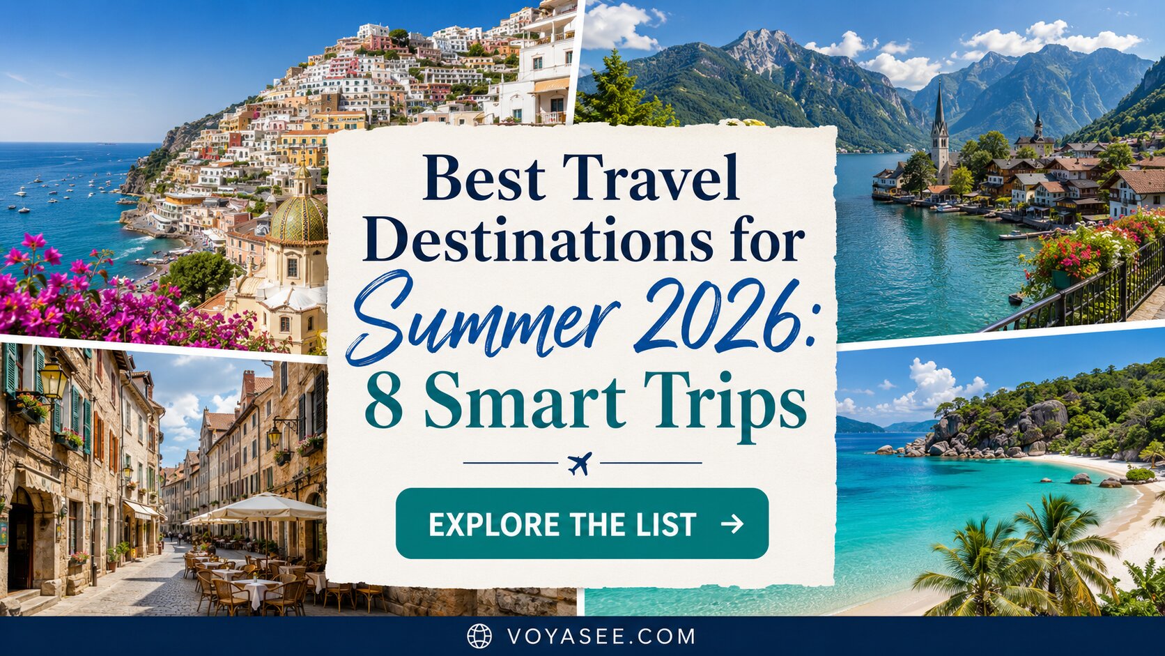 Best Travel Destinations For Summer 2026: 8 Smart Trips